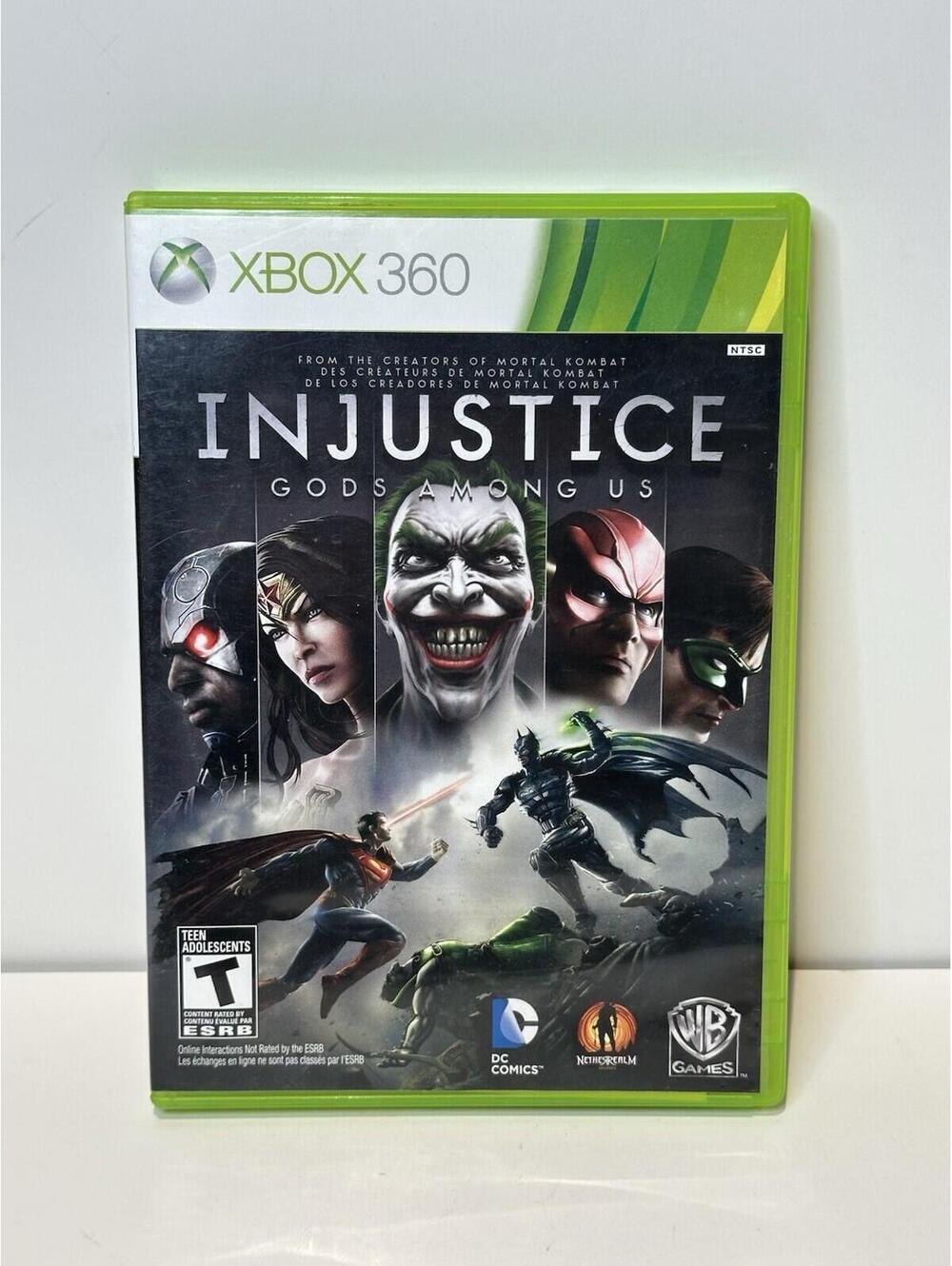 Injustice: Gods Among Us - (Microsoft Xbox 360) Complete CIB Tested